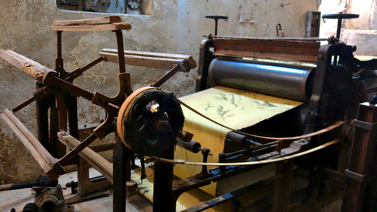 Antique Paper Press (Photo) - Culture Discovery Vacations