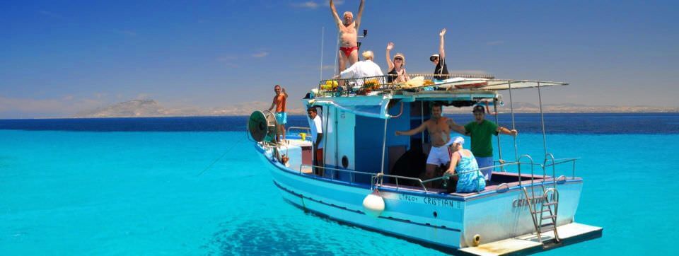 Boating in Crystaline waters of Sicily