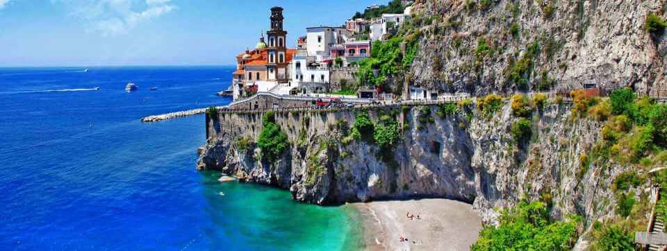 The beautiful seaside town of Minori on the Amalfi Coast